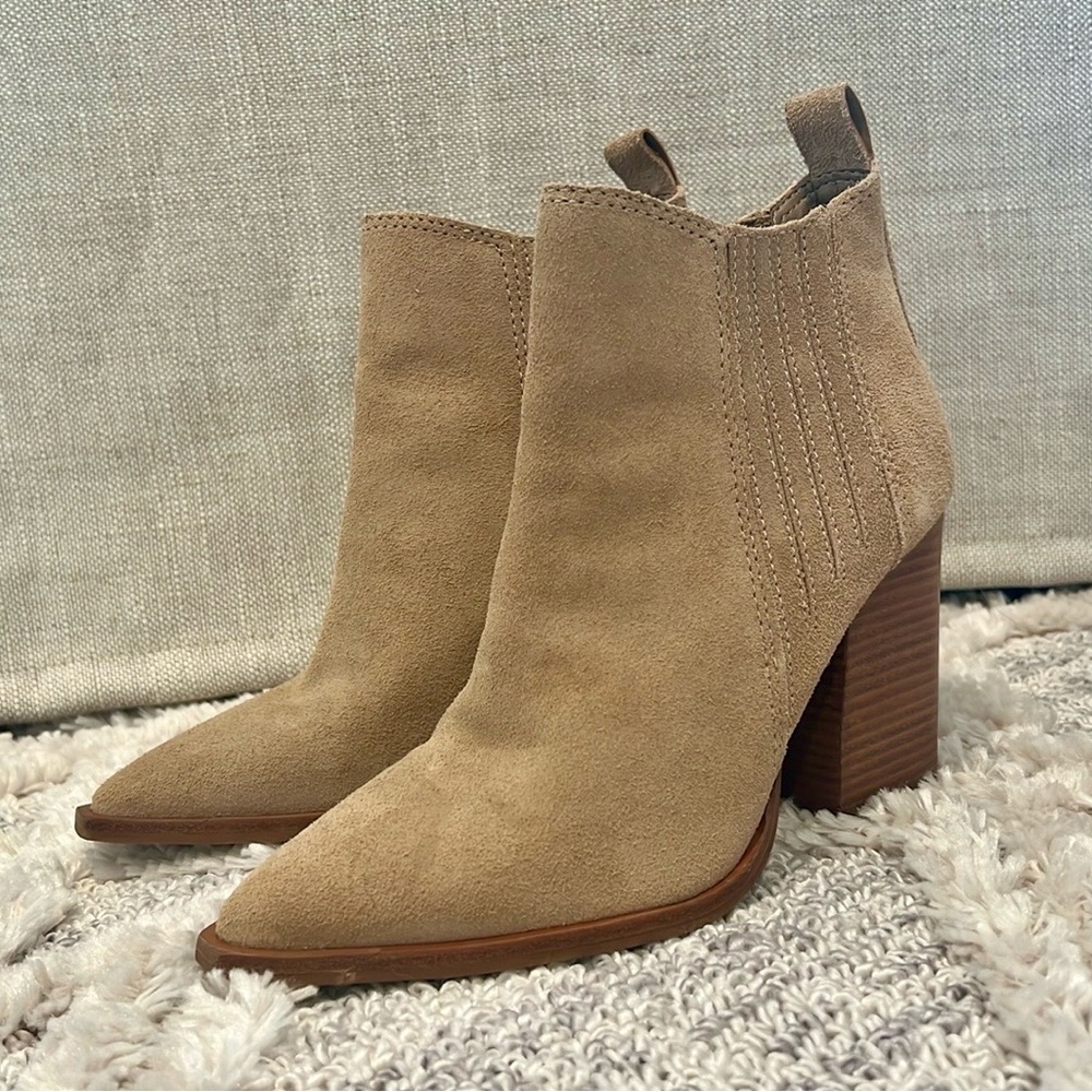 Vince Camuto Tan Ankle Boots